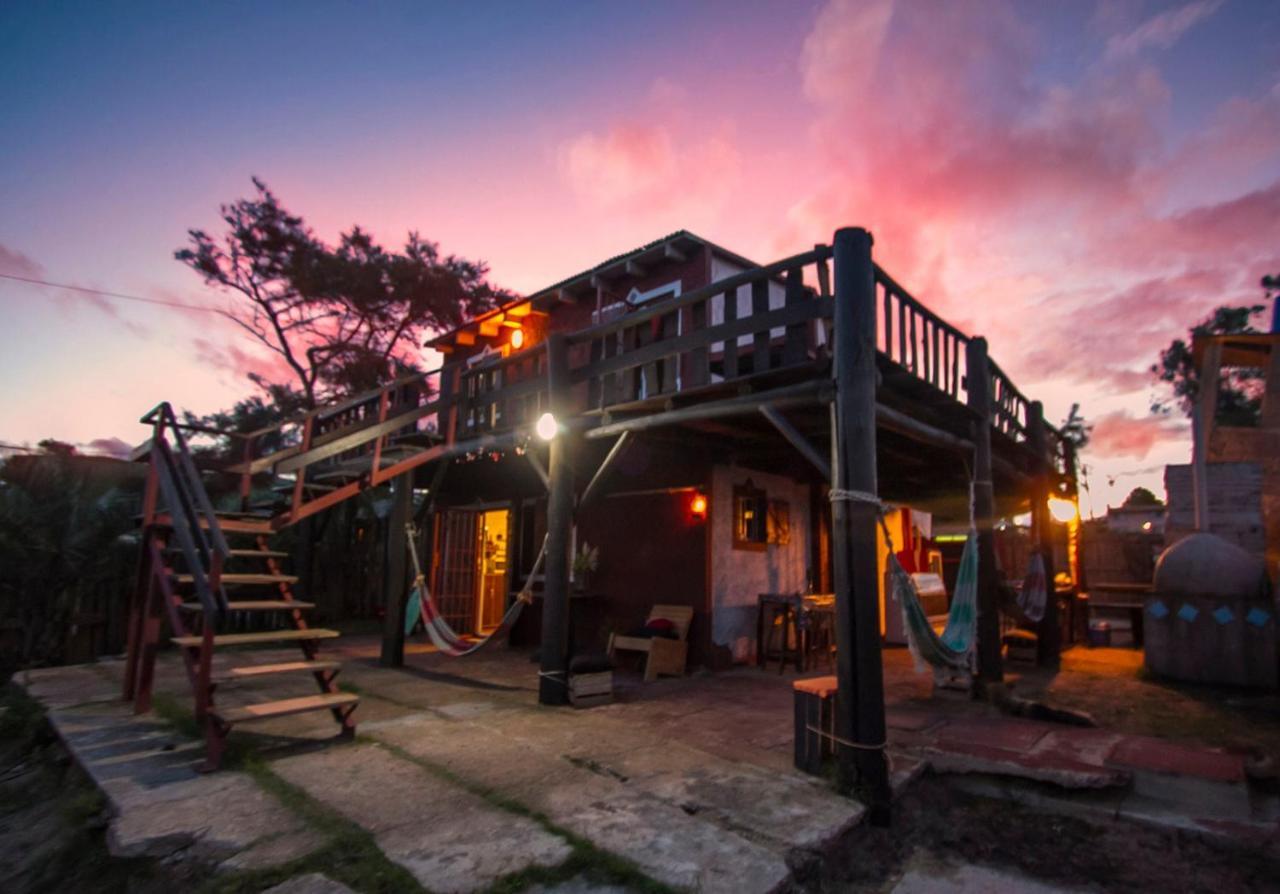 Hotel amigos del diablo Punta del Diablo Exterior foto